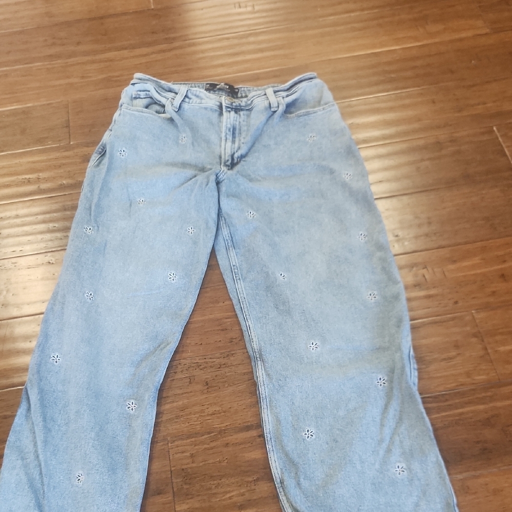 Hollister Light Blue Straight Leg Jeans